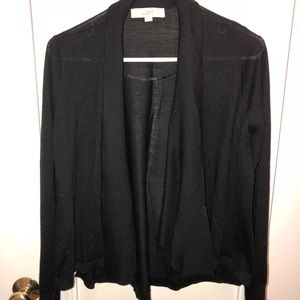 Women’s LOFT Black Cardigan size Large